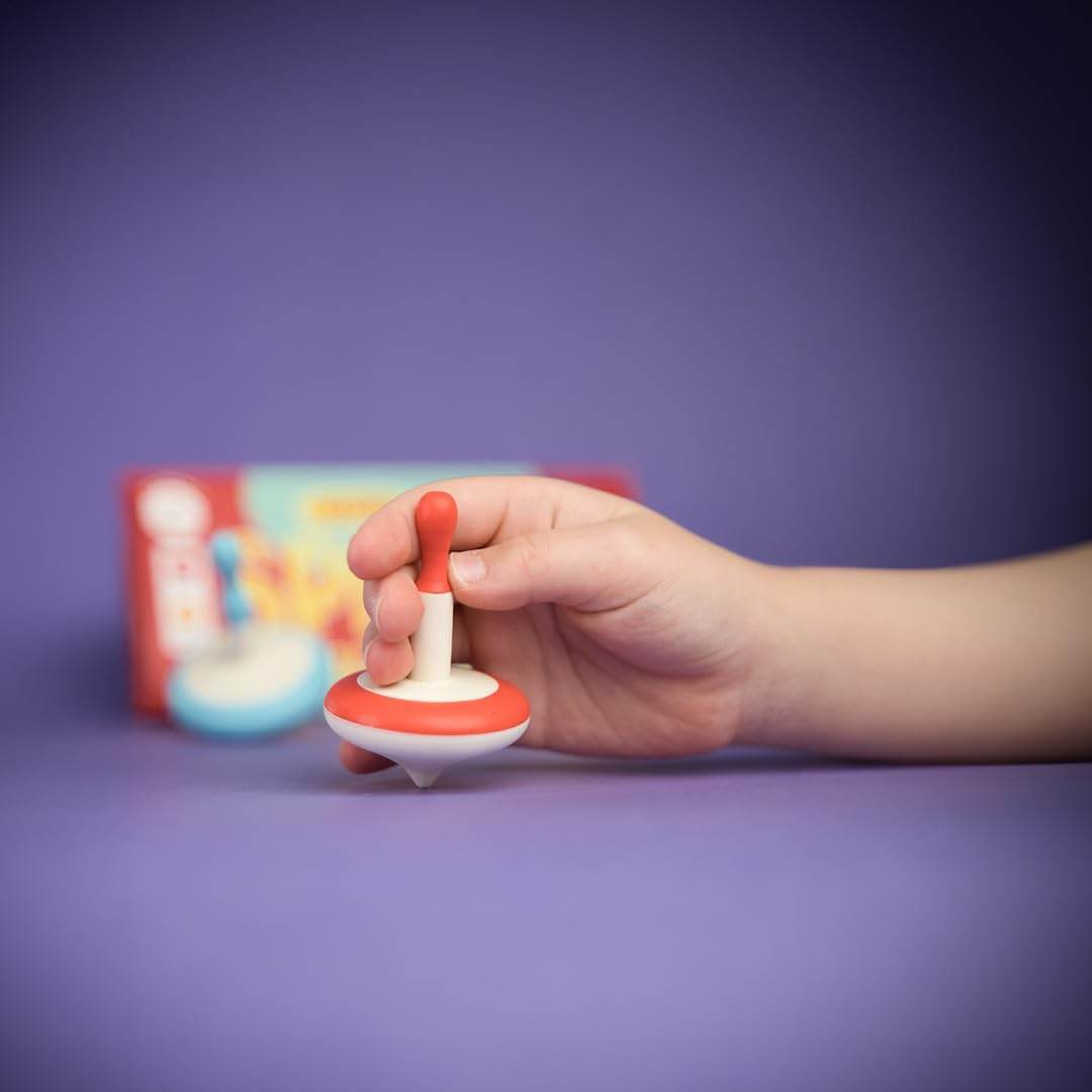 Wooden Spinning Top Toy for Kids & Children - BulkBy