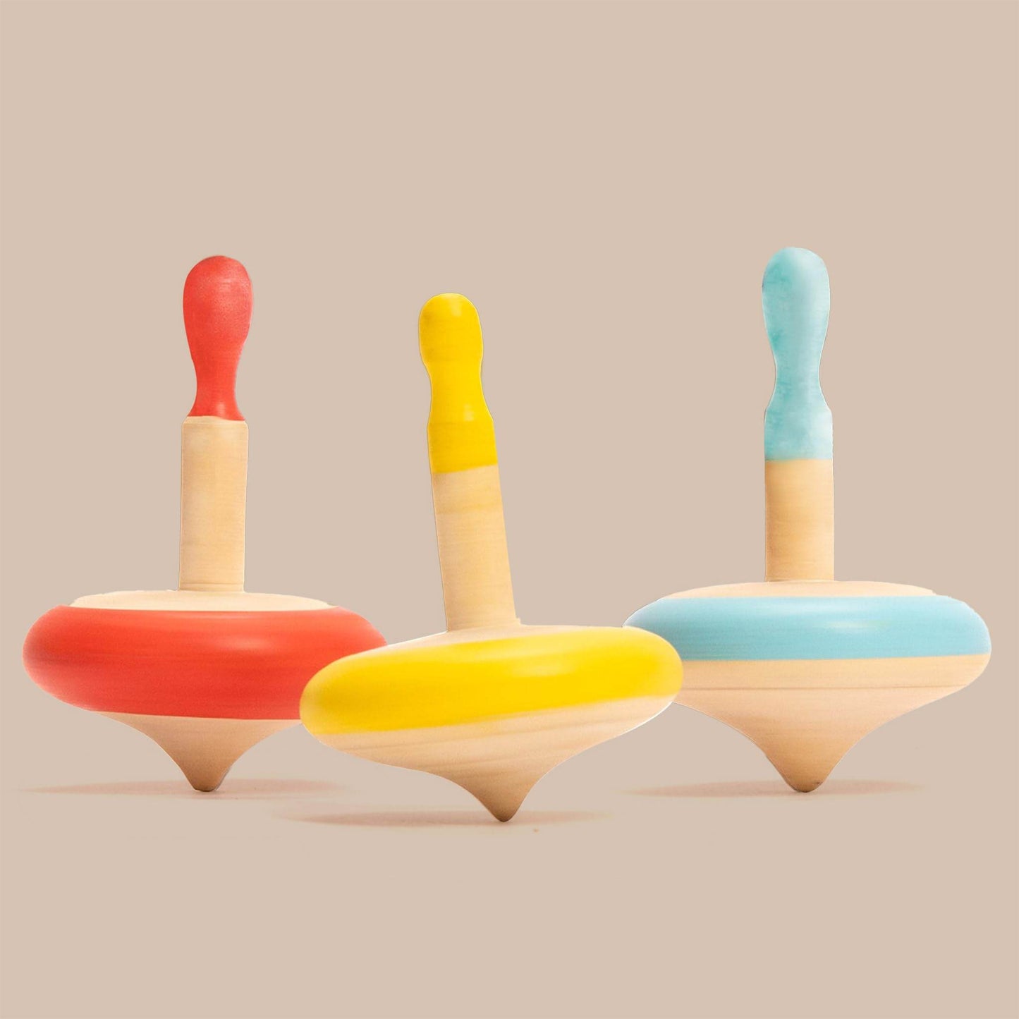 Wooden Spinning Top Toy for Kids & Children - BulkBy