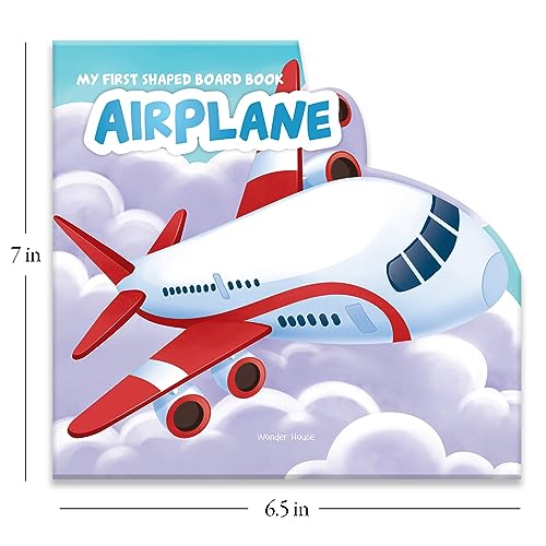 Aeroplane First Shaped Board Books for Children - Transport Airplane