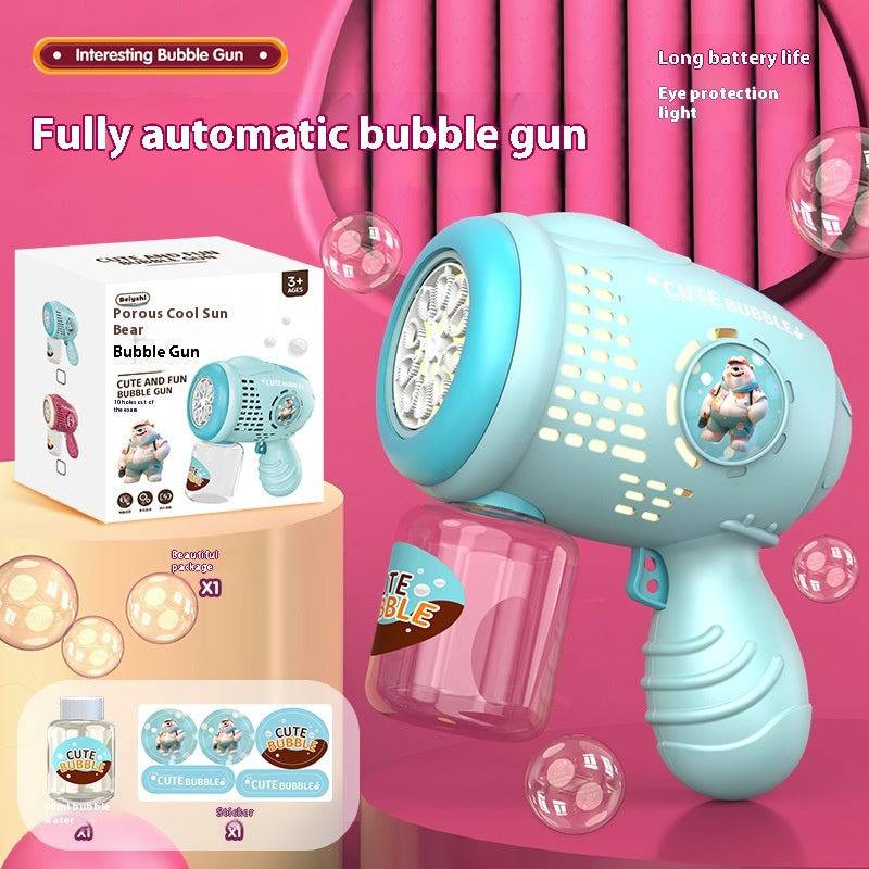 Electric Gatling Bubble Gun Children's Toys - BulkBy