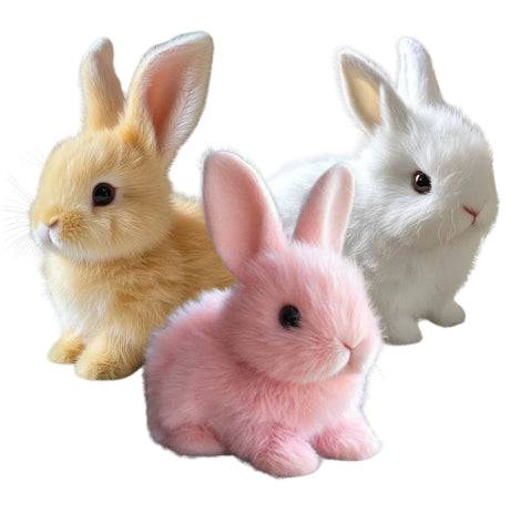 Electric Realistic Rabbit Plush Toy - BulkBy