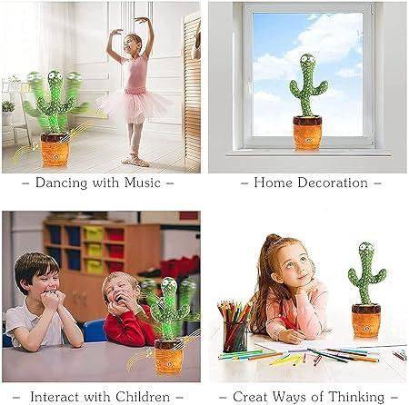 LED Musical Dancing & Mimicry Cactus Toy - BulkBy