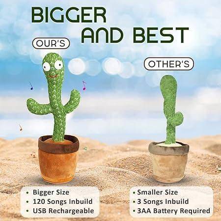 LED Musical Dancing & Mimicry Cactus Toy - BulkBy