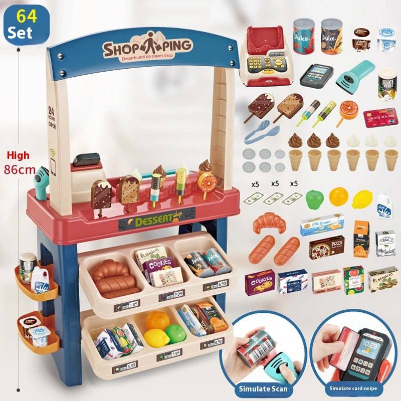 Luxury Ice Cream Supermarket Combination Suit Toys - BulkBy