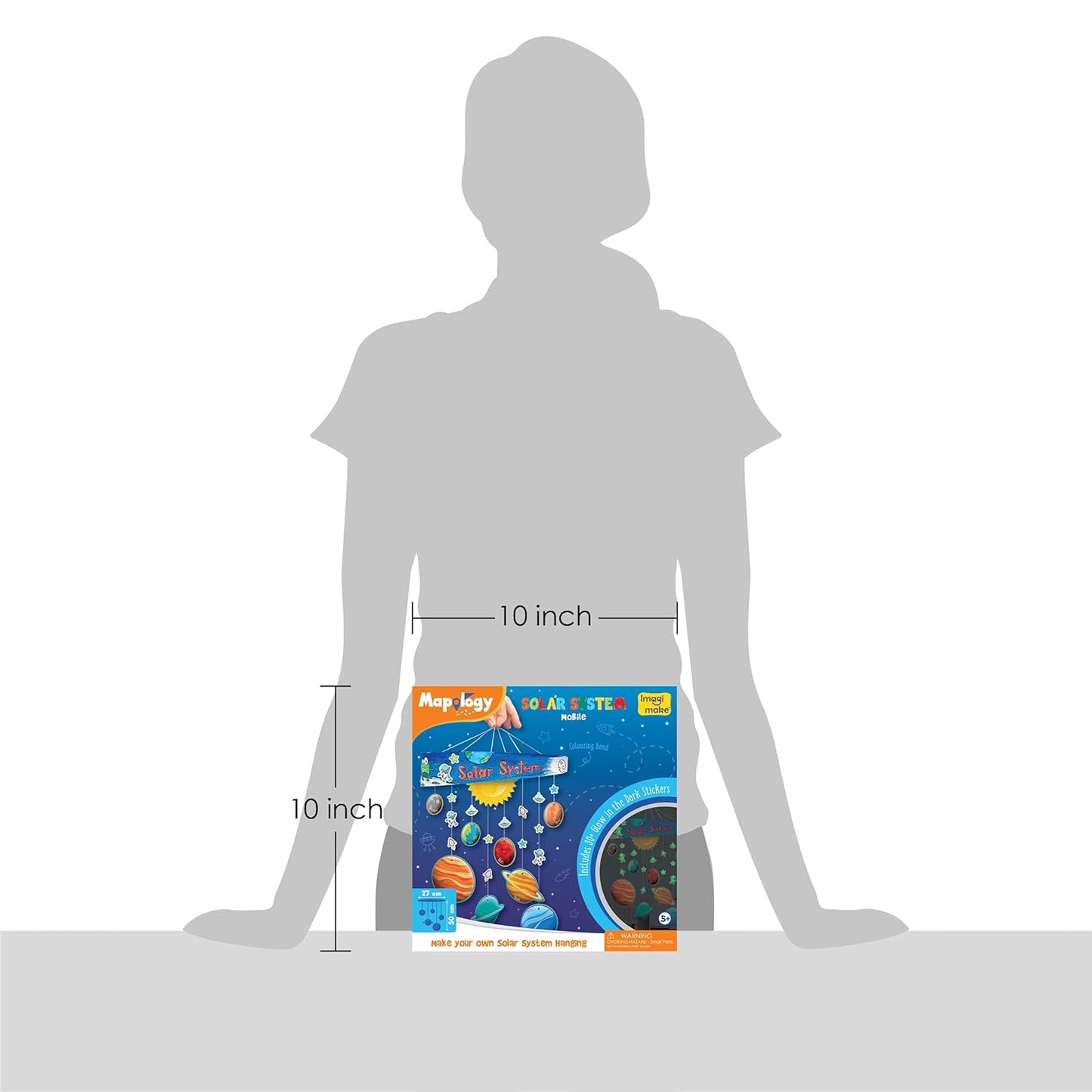 Solar System DIY Kit -Mapology Hanging Craft Kit for Kids