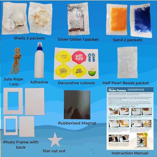 TOYKRAFTT Fridge Magnets Art & Craft DIY Kit for Kids for Age of 6+ Years