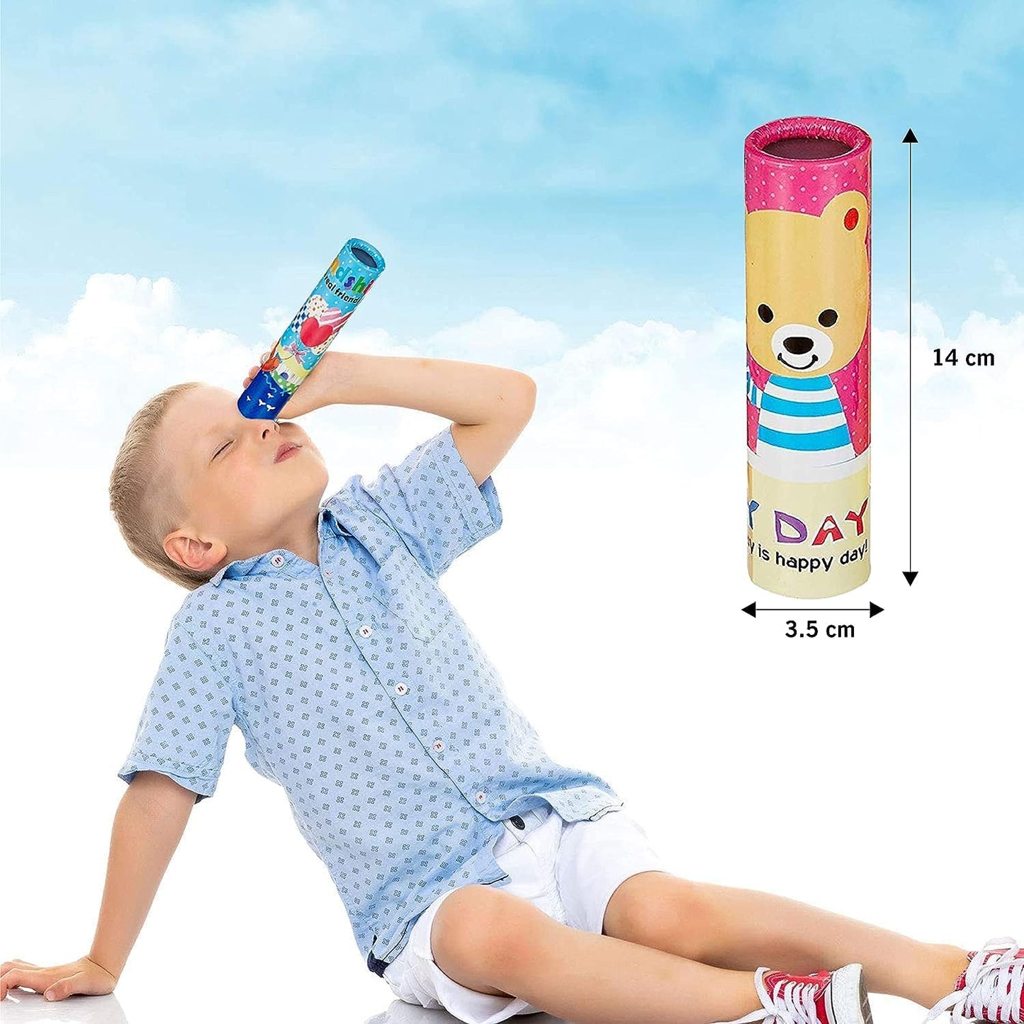 Fun Magic Kaleidoscopes Birthday Return Gifts - Pack of 12-Piece Educational Party Favors for Kids