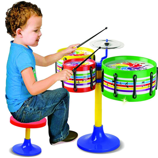 Jazz Drum Set Kit with 3 Drums & Sticks for Kids Cheapest Price