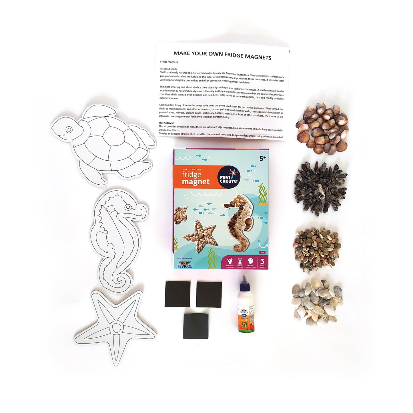 Fevicreate DIY Fridge Magnet Kit for Kids Boys Girls Minimum Price