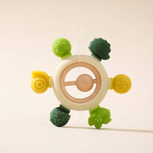 Baby's Molars Prevent Hand Sucking Silicone Yaoyaole Tableware Soothing Rattle Toys - BulkBy