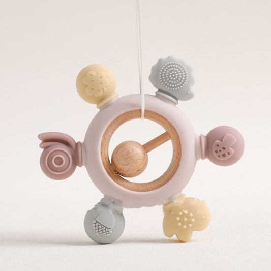 Baby's Molars Prevent Hand Sucking Silicone Yaoyaole Tableware Soothing Rattle Toys - BulkBy
