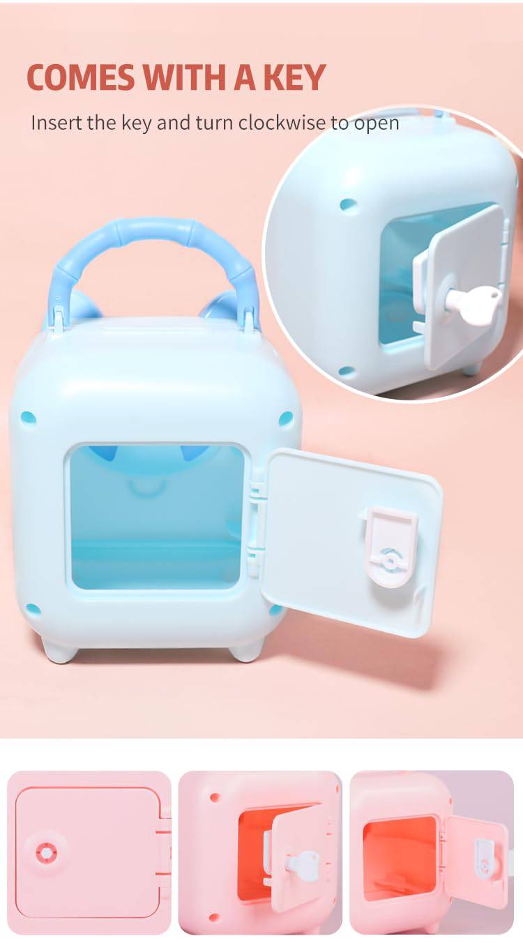 Childrens Cartoon Piggy Bank Cool Light Music Saving Toys Large Gift Box - BulkBy