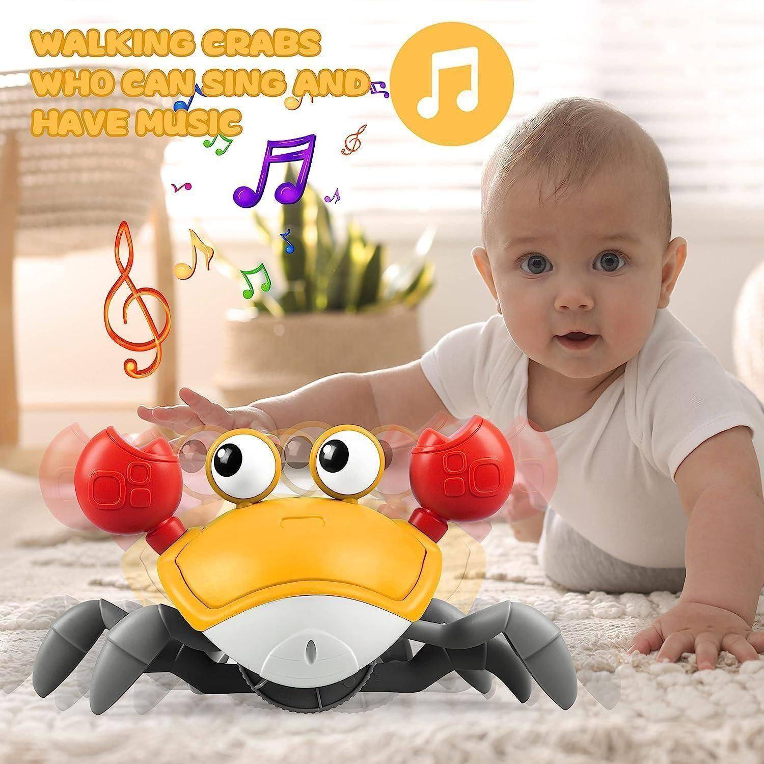 Cute Dancing Crab Toy with USB Rechargeable - BulkBy