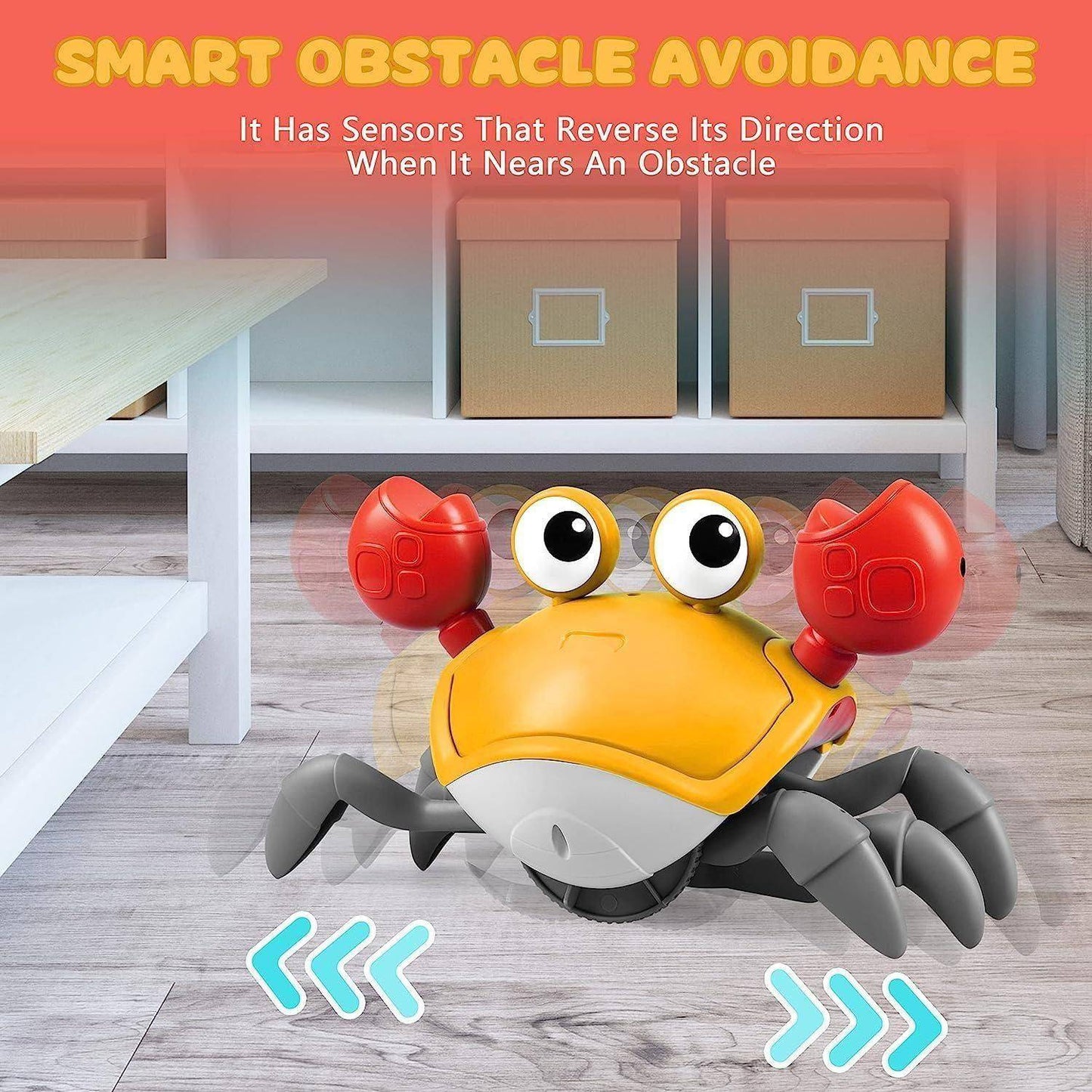 Cute Dancing Crab Toy with USB Rechargeable - BulkBy