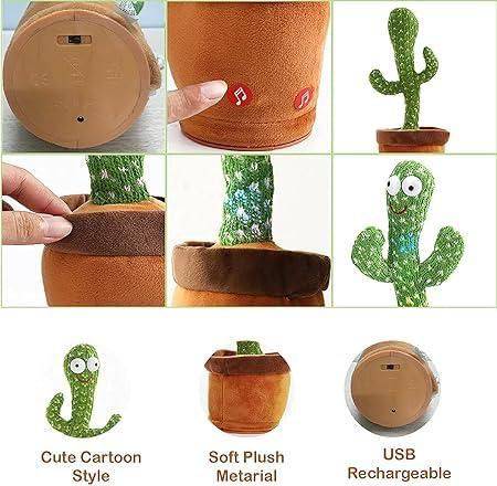 LED Musical Dancing & Mimicry Cactus Toy - BulkBy