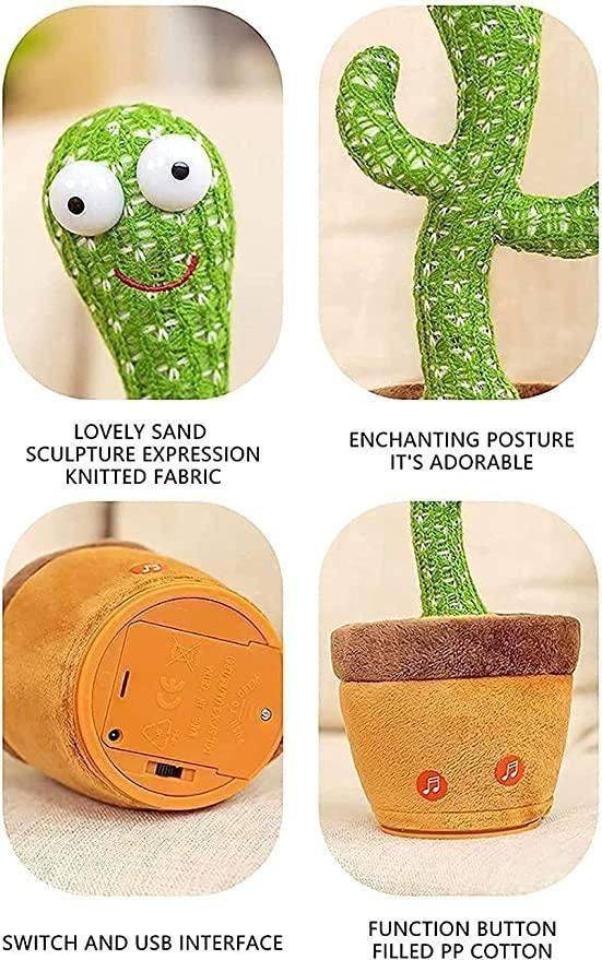 LED Musical Dancing & Mimicry Cactus Toy - BulkBy