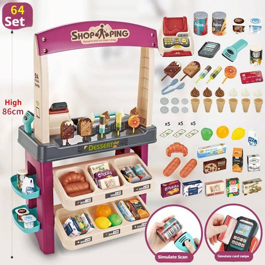 Luxury Ice Cream Supermarket Combination Suit Toys - BulkBy