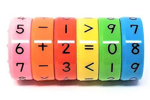 Math Cylinder Circular Shape Educational Abacus Puzzle - BulkBy