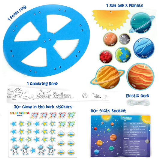 Solar System DIY Kit -Mapology Hanging Craft Kit for Kids