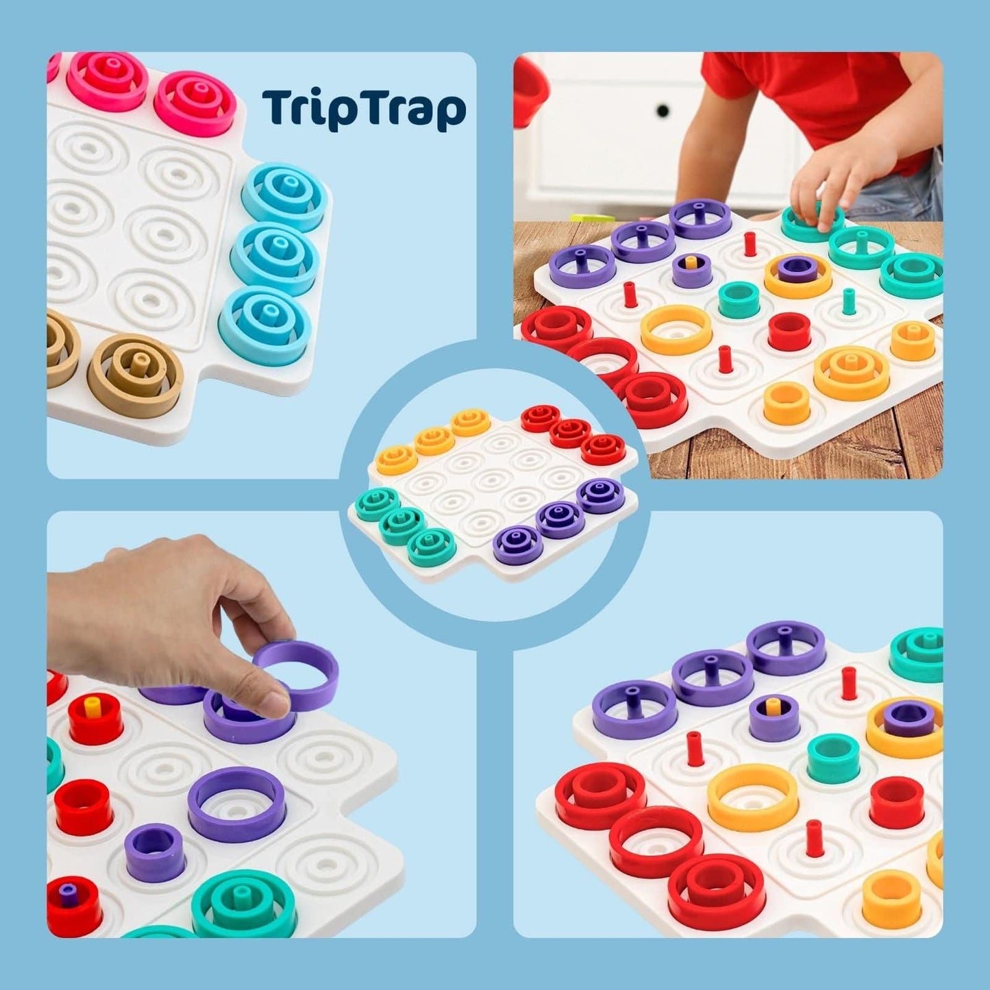 Trip trap Educational Puzzle Game for Kids - BulkBy