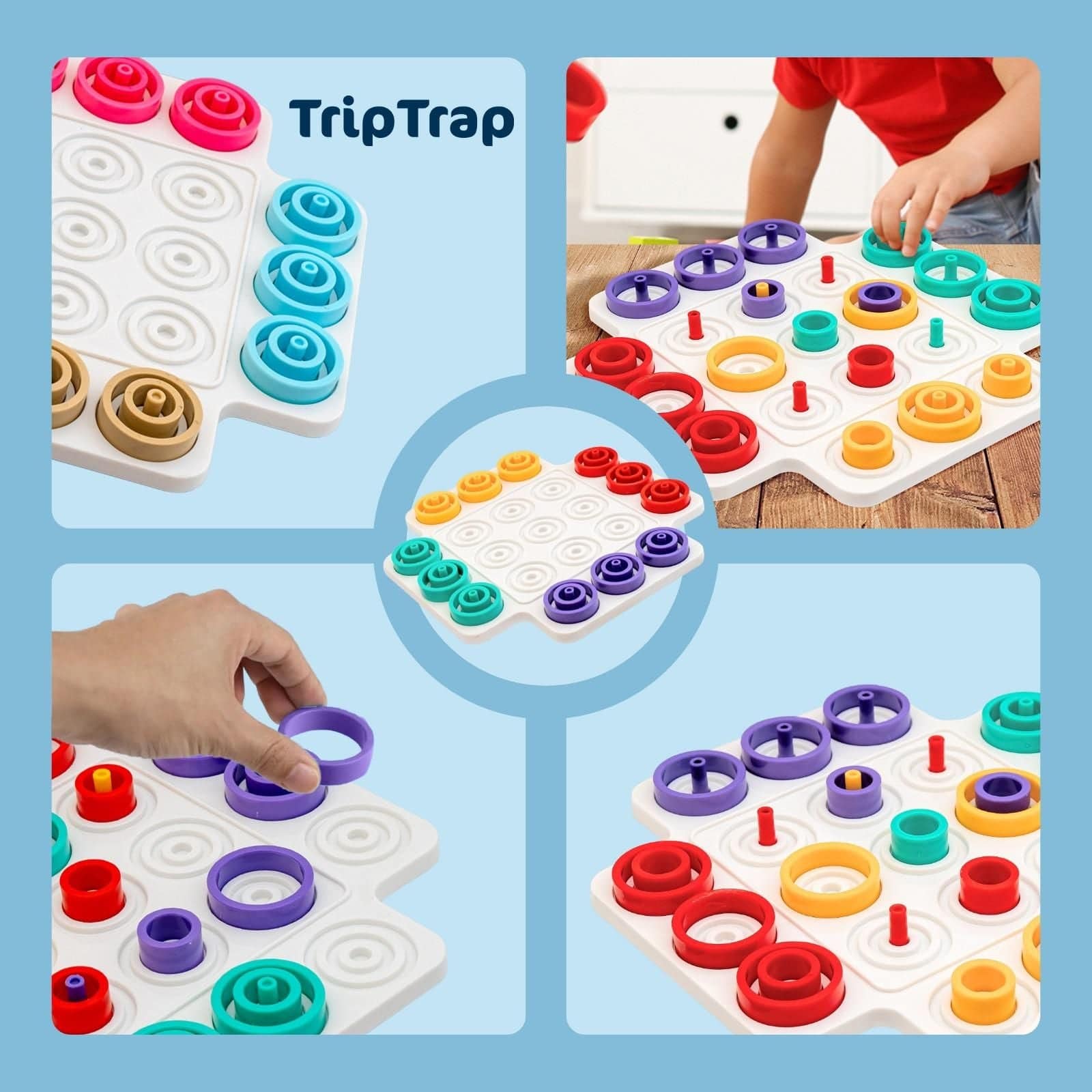 Trip trap Educational Puzzle Game for Kids - BulkBy