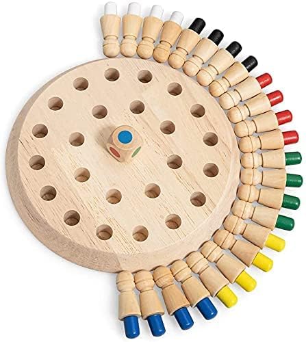 Wooden Memory Match Stick Chess Board Game for Kids